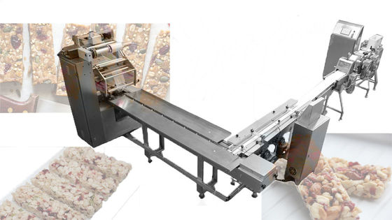 linea completa imballatore della macchina di 2.2kw Mini Granola Nut Bar Cutting di Wiith