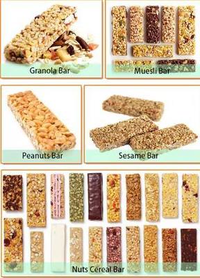 Linea di trasformazione dello spuntino della barra del cereale dell'acciaio inossidabile, barra di energia che fa macchina