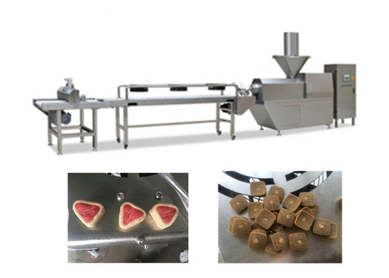 Linea a scatti 300-500kg/Hr di produzione alimentare dell'animale domestico di acciaio inossidabile