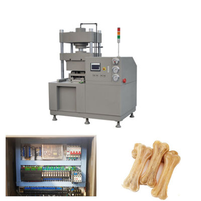 Linea idraulica di produzione alimentare dell'animale domestico di controllo dello SpA per la pressatura dell'osso del pellame greggio