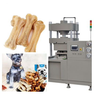 Linea idraulica di produzione alimentare dell'animale domestico di controllo dello SpA per la pressatura dell'osso del pellame greggio