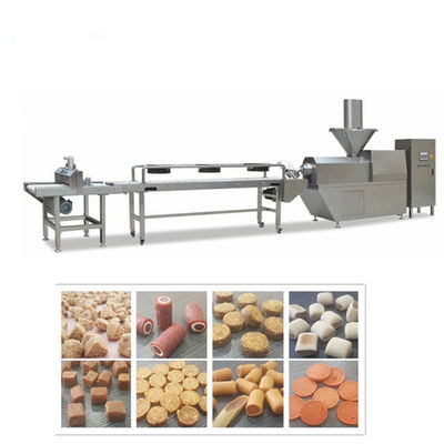 Linea a scatti freddo di produzione alimentare dell'animale domestico degli spuntini dell'animale domestico della carne espulso