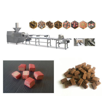 Linea di trasformazione fredda dell'alimento per animali domestici dell'espulsore di cure odontoiatriche morbide con il touch screen