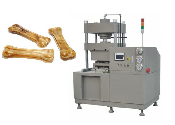 Versione inglese 60T Macchina per la produzione di cibo per cani in pelle bovina / Macchina per la pressatura di ossi per cani