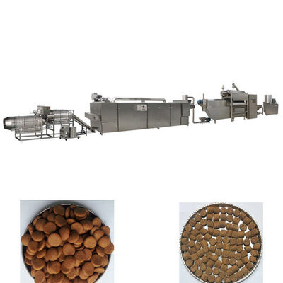 Linea gemellata di produzione alimentare dell'animale domestico dell'estrusore a vite, linea di trasformazione dell'alimento per animali domestici