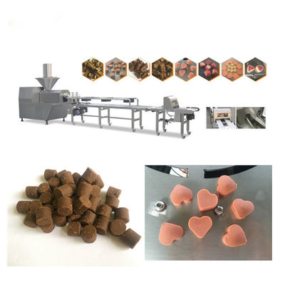Linea fredda di produzione alimentare dell'animale domestico dell'estrusione dell'ossequio del cane per la fabbricazione dell'ossequio dell'animale domestico