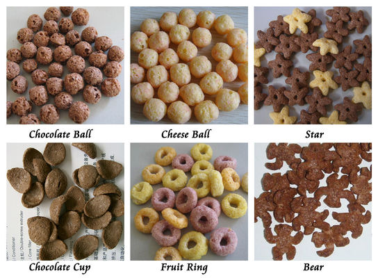 Linea di trasformazione motore d'espulsione dei fiocchi di mais del CE di Siemens del cereale da prima colazione dello spuntino del soffio