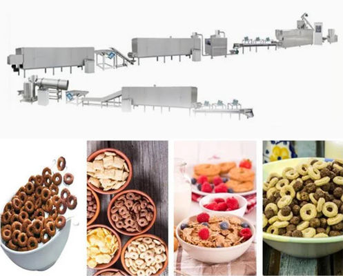 fiocchi di mais multifunzionali deliziosi di buona prestazione/linea di trasformazione cereale da prima colazione