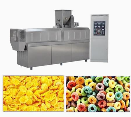 Fiocchi di mais automatici linea di trasformazione, macchina del popcorn della casa della prima colazione del cereale