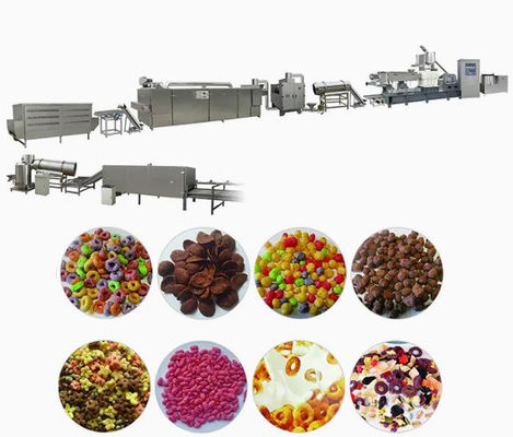 Il macchinario/fiocchi di mais dei fiocchi del mais fa un spuntino la linea di produzione alimentare