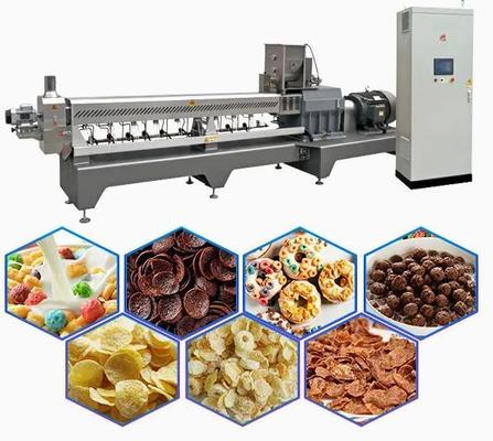 Cereale da prima colazione e linea di produzione dei fiocchi di mais/macchina dell'espulsore spuntino del soffio