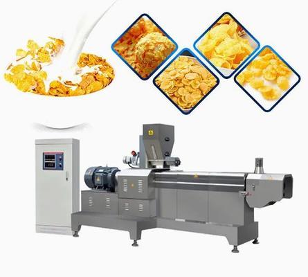 Linea di produzione dei fiocchi di mais dei cereali da prima colazione dell'acciaio inossidabile completamente 304