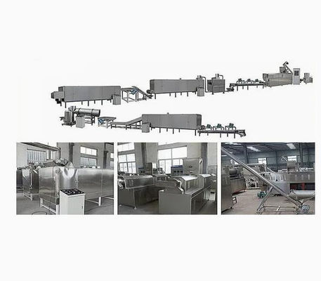 300 - linea di trasformazione dei fiocchi di mais 350kg/h, macchina dell'espulsore dello spuntino del soffio