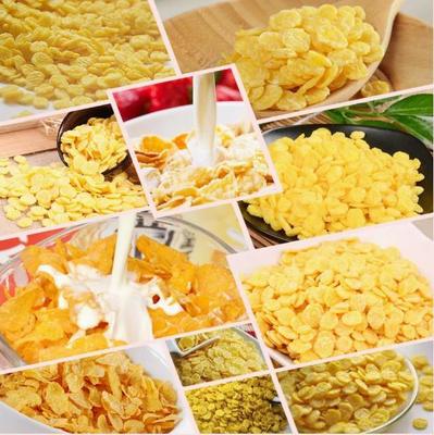 Alevata linea di lavorazione dei fiocchi di mais nutrizionale con sistema di controllo PLC