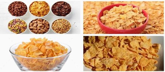 Linea di produzione di Corn Flakes / Cereali Fruit Loops per la colazione con standard CE