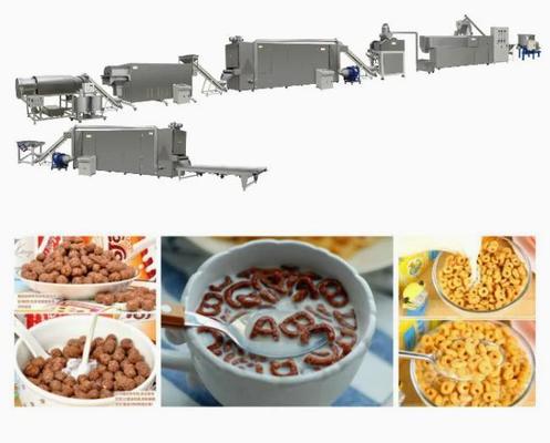 Macchinario dei fiocchi di mais dei cereali da prima colazione con grande capacità 120-300kg/h