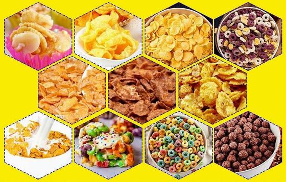 Fiocchi di mais completamente automatici linea di trasformazione, macchina del creatore dello spuntino