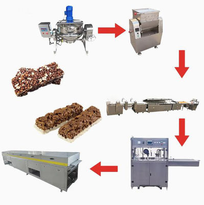 Cereale automatico Antivari di acciaio inossidabile che produce gli spuntini di rettangolo della macchina modellare