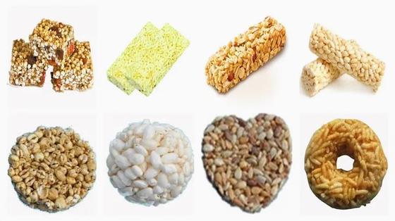 Dolce di riso schioccato che fa macchina/macchina di soffio del cereale per miglio, grano