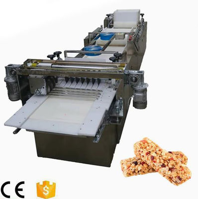Linea di taglio per macchina per la produzione di croccante di arachidi MK-75 / barretta croccante di arachidi / barretta di sesamo con touch screen