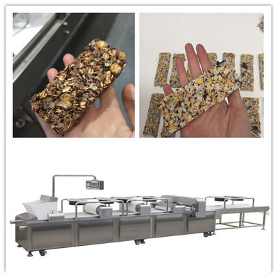 Barra di caramella matta della frutta materiale SS304 che fa macchina, macchina del creatore della barra del cereale