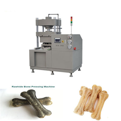 Pressa di stampaggio naturale dell'osso di cane del pellame greggio, impiantistica per la lavorazione degli alimenti dell'animale domestico
