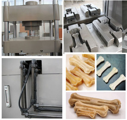 Osso di cane di operazione automatica che fa animale domestico a macchina trattare macchina per alimento per animali domestici