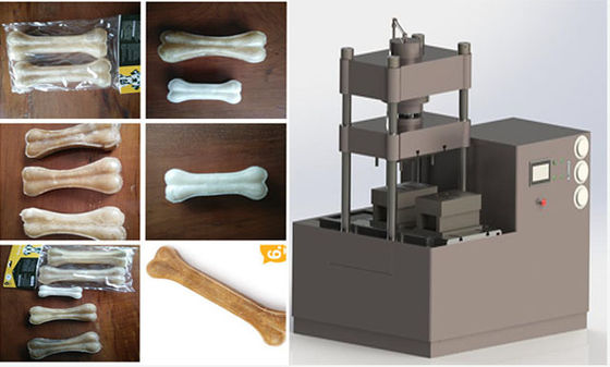 il doppio 60T modella le ossa del pellame greggio urgenti osso dentario degli ossequi del cane su misura