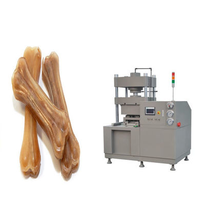 Macchina per la produzione di cibo per cani multifunzione Germania, macchina per ossa di pelle grezza pressate a doppia stazione