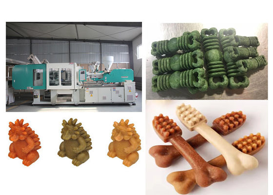 L'animale domestico su misura dello stampaggio ad iniezione fa un spuntino la macchina dell'espulsore, attrezzatura dell'espulsore del cibo per cani