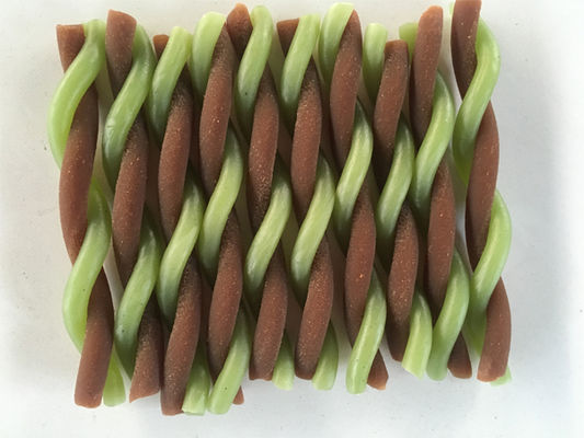 Macchina/cane della gomma da masticare dell'animale domestico che mastica la linea di produzione alimentare dell'animale domestico dello spuntino
