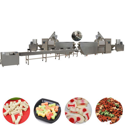macchina dell'espulsore del cibo per cani dell'animale domestico di capacità 100kg/h, produzione di attrezzature del cibo per cani
