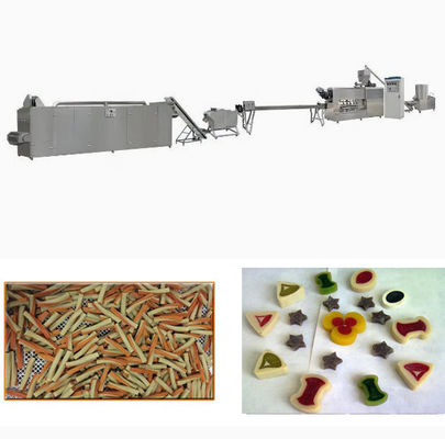 Singola linea di trasformazione dei prodotti alimentari dell'estrusore a vite dell'espulsore continuo & automatico del cibo per cani