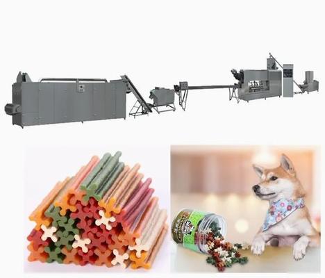 Singola linea di trasformazione dei prodotti alimentari dell'estrusore a vite dell'espulsore continuo & automatico del cibo per cani