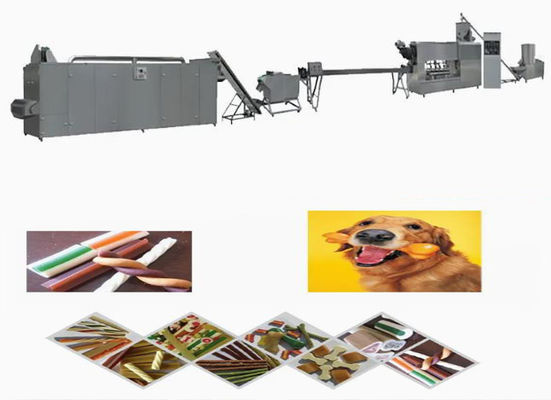 Linea di produzione materiale dell'espulsore del cibo per cani dell'acciaio inossidabile con servizio di vita completa