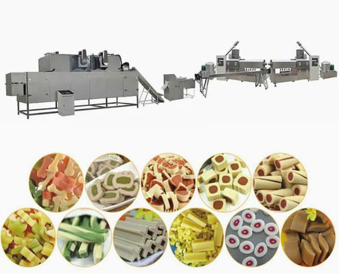 Dental Care Twisted Pet Snack Dog Food Maker 145kw 100kg/Hr