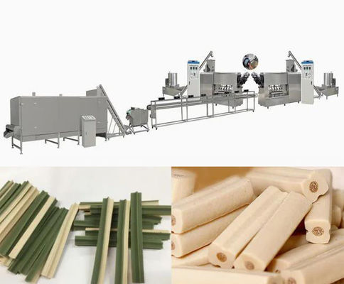 Macchina per la lavorazione di snack masticabili per animali domestici / estrusore per mangimi