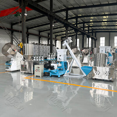 500-2000 kg/h Cat Dog Rabbit Feed Pellet Making Extrusion Processing Line