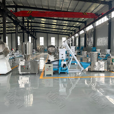 500-2000 kg/h Cat Dog Rabbit Feed Pellet Making Extrusion Processing Line