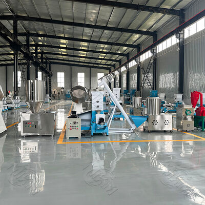 500-2000 kg/h Cat Dog Rabbit Feed Pellet Making Extrusion Processing Line
