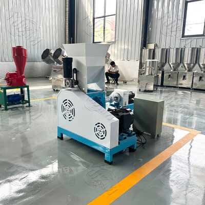 vendita a caldo 40-200kg/h singola vite galleggiante per la produzione di pellet per mangimi per pesci piccola macchina per la produzione di alimenti per pesci per uso domestico