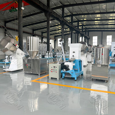 dry type fish feed extruder line Designed to Produce Dog Food Cat Food Fish Feed and Poultry Feed with Enhanced Nutritional Formula