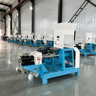 small single Screw Floating Fish Feed Extruder Machine for Home Use and Plant Cutter Type Fish Feed Pellet Extruder