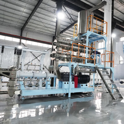3-5 tonnellate/ora Macchine di produzione di alimenti per pesci acquatici automatiche Extruder Floating Sinking Fish Feed Equipment Plant Line of Production