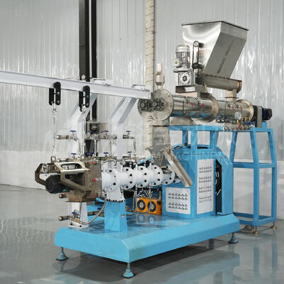 3-5 tonnellate/ora Macchine di produzione di alimenti per pesci acquatici automatiche Extruder Floating Sinking Fish Feed Equipment Plant Line of Production