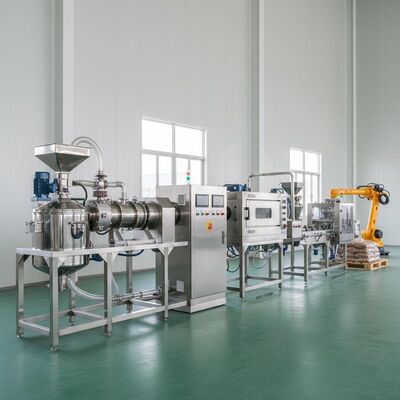 Linea di produzione di alimenti per gatti completamente automatica macchina galleggiante per la produzione di mangimi per pesci