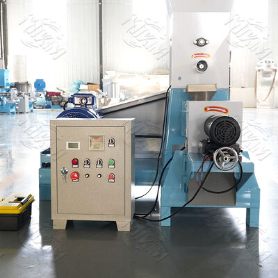 Prezzo all'ingrosso 40-200kg/h Mini estrusore per mangimi per pesci galleggianti Macchina per la produzione di pellet di mangime per pesci galleggianti per fattorie