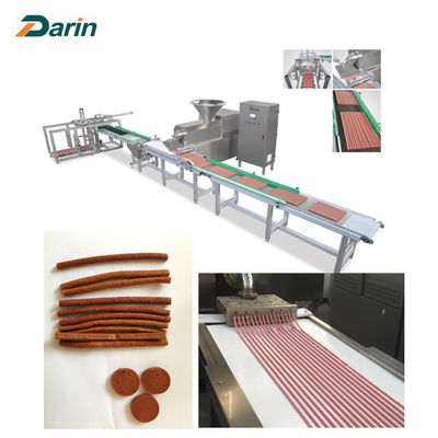 Linea macchina dentaria di produzione alimentare dell'animale domestico della striscia della carne del cane con Tray System automatico