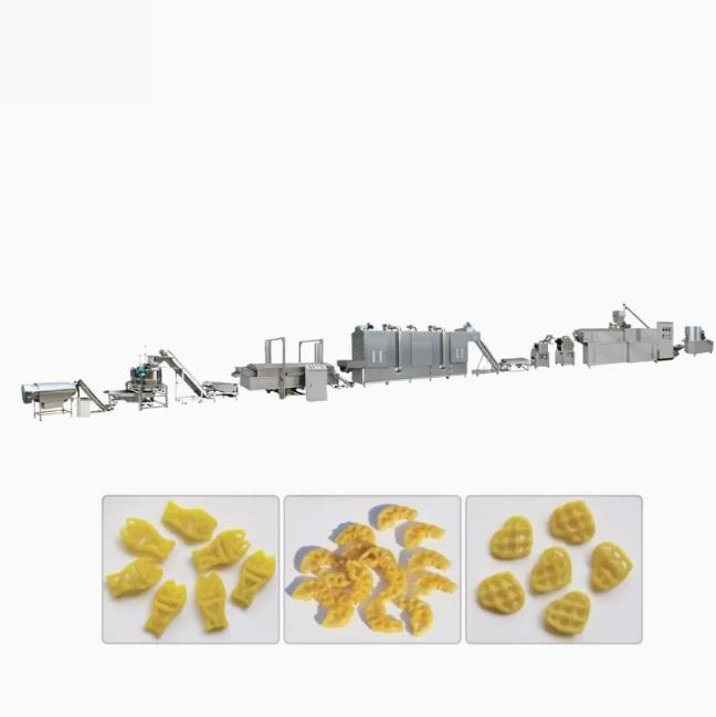 Estrusore per snack a pellet 3D estrusi e fritti con CE
