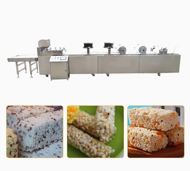 Patentata SUS304 MK-65 Cereal Bar Making Machine 300~500kg all'ora